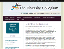 Tablet Screenshot of diversitycollegium.org